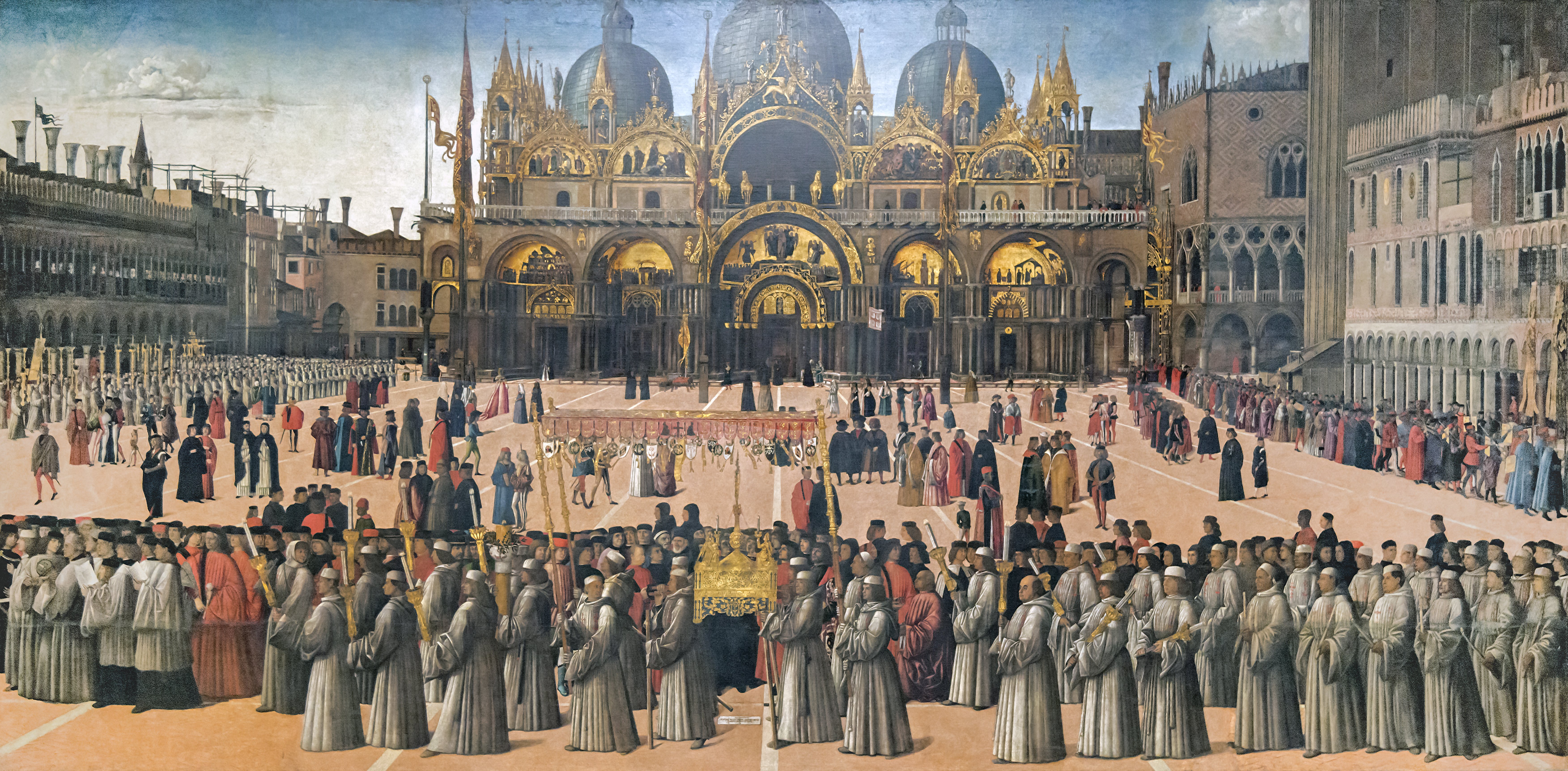 Procession of the True Cross in Piazza San Marco