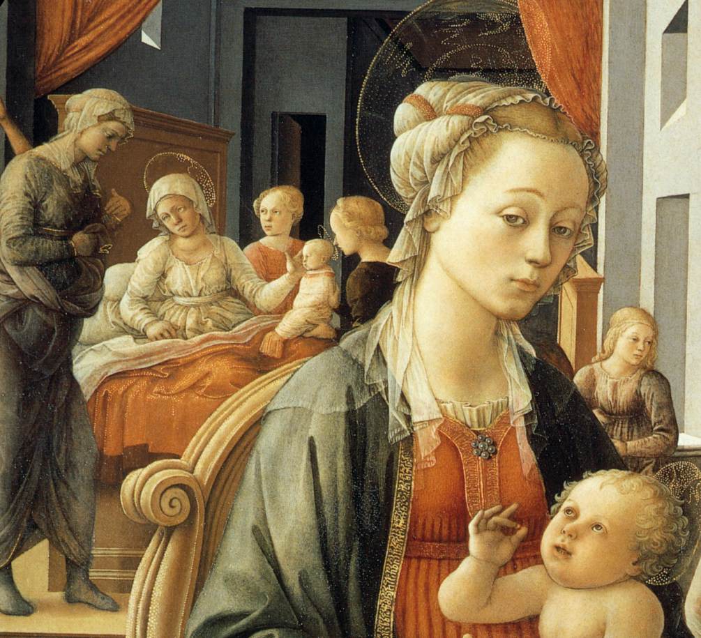 Madonna with Child with Scenes of the Life of Saint Anne (Pitti Tondo)