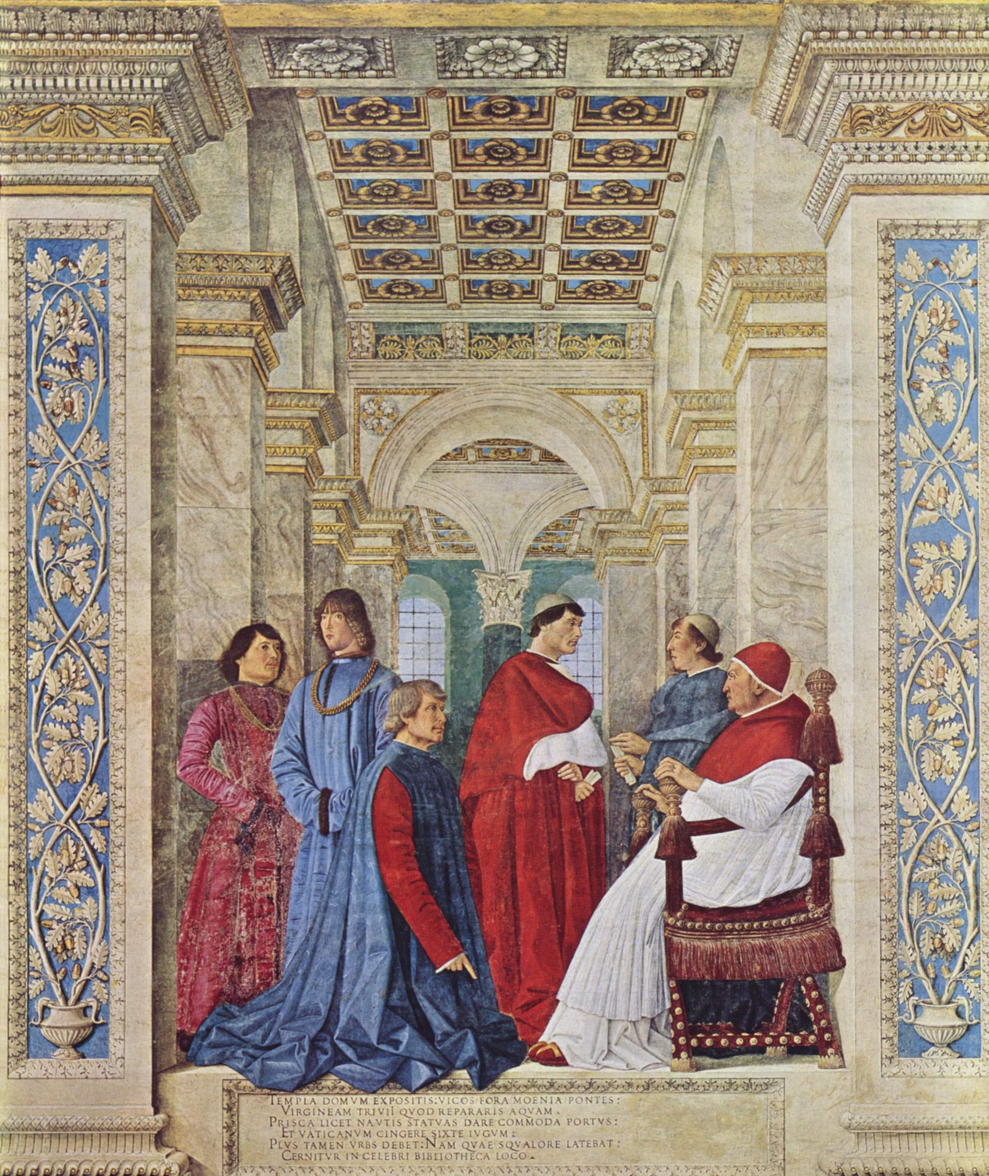 Sixtus IV Appointing Platina as Prefect of the Vatican Library