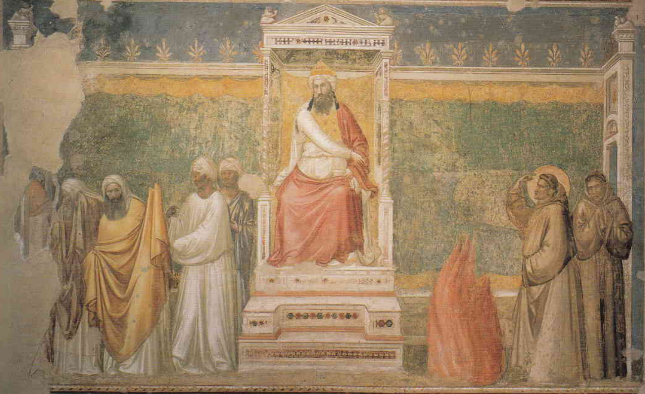 St. Francis Undergoing the Test by Fire