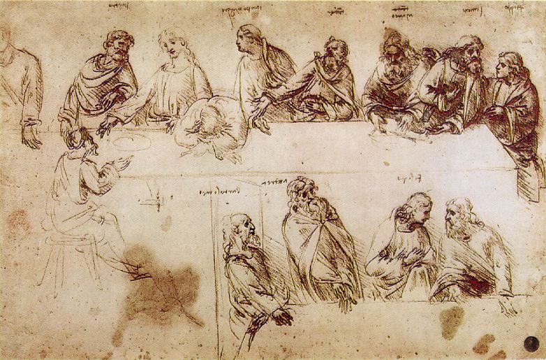 Study of Composition of Last Supper